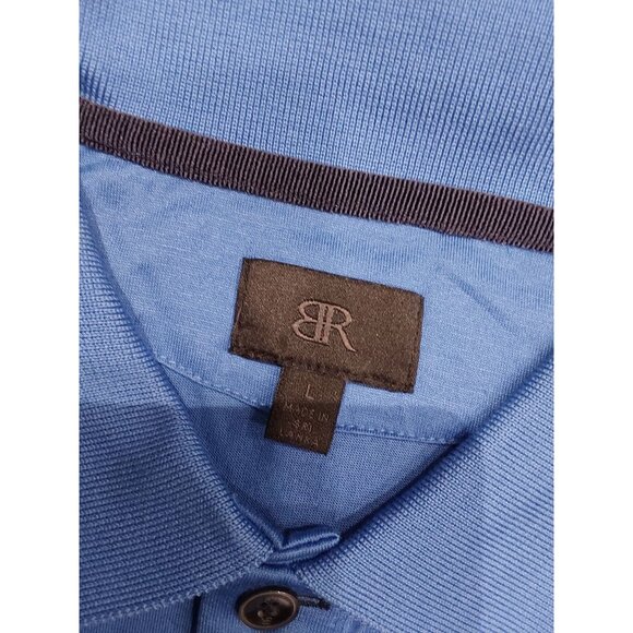 Banana Republic Cerulean Blue Dress Polo. Size Large - Picture 10 of 11